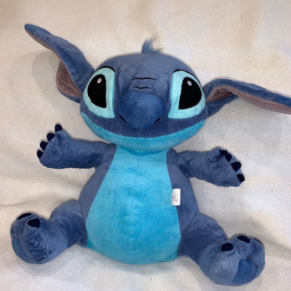 Disney Stitch Plush Toy Blue Lilo &‎ Stitch Soft Stuffed Animal Cute 12”
